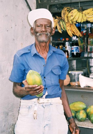 Bananen und viel andere Früchte